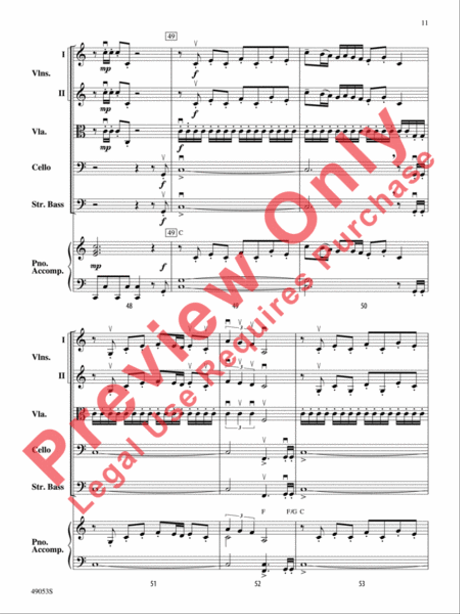 Bach to Rock String Orchestra scores gallery preview page 12