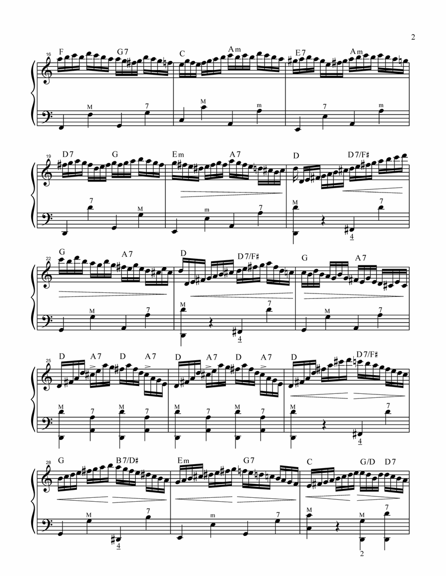 Moto Perpetuo (Perpetual Motion) Accordion scores gallery preview page 3