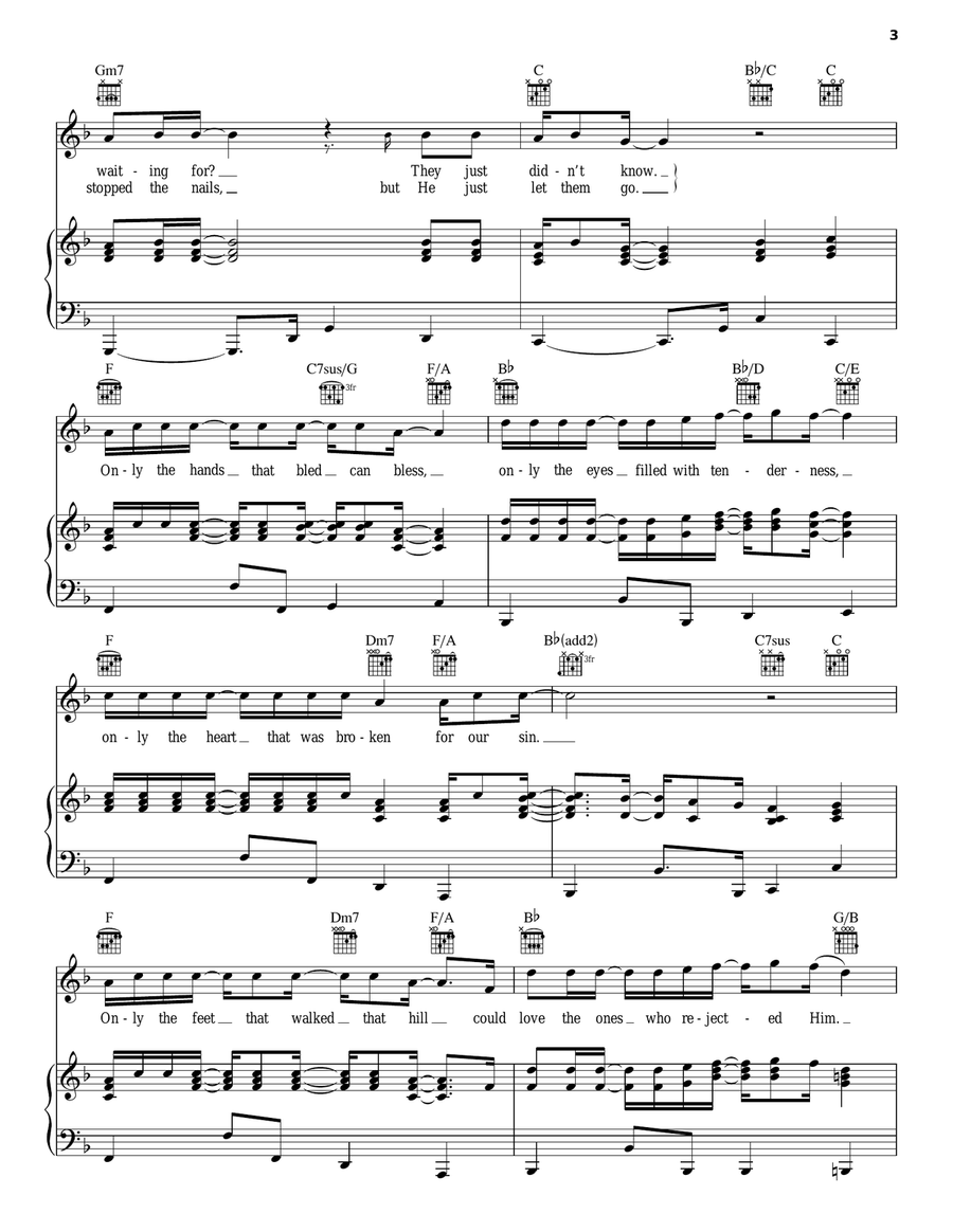 Only The Hands Acoustic Guitar scores gallery preview page 3