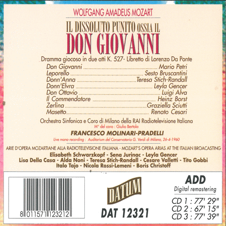 Mozart: Don Giovanni K. 527