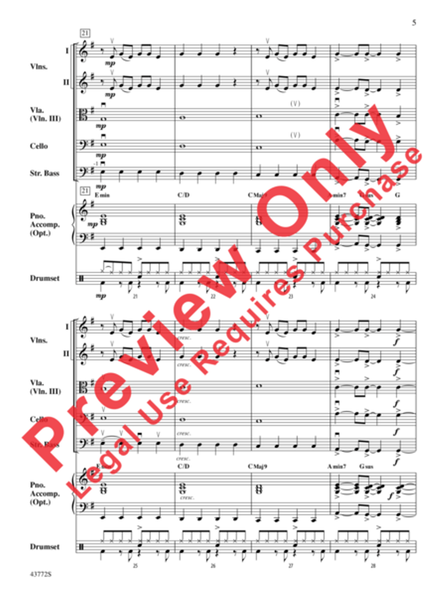 Birthday Birthday String Orchestra scores gallery preview page 6