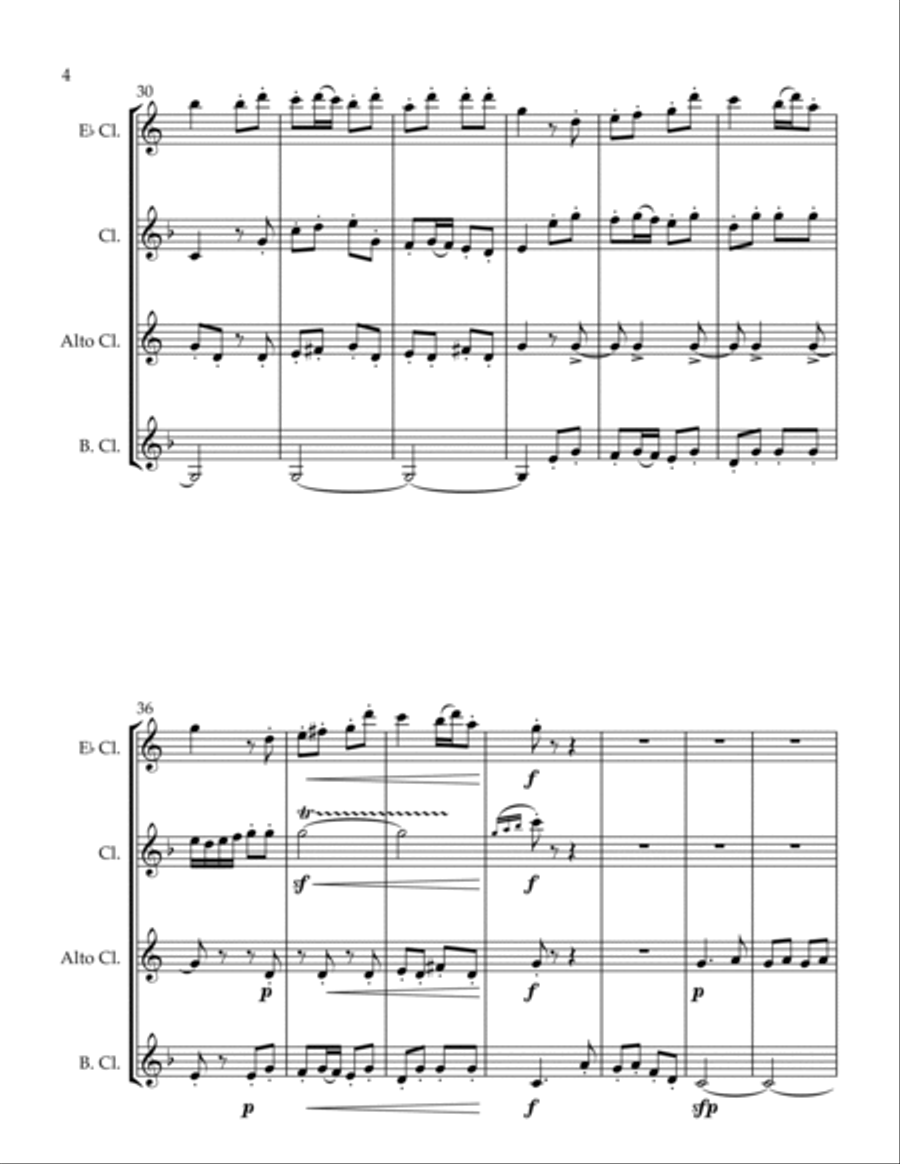 8 Russian Folksongs Dancing Chorus Choir scores gallery preview page 4