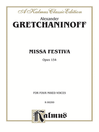 Book cover for Missa Festiva (Op. 154)