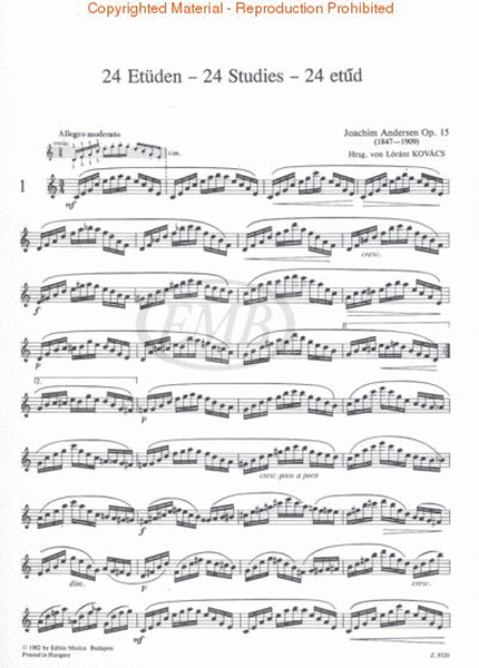 24 Studies for Flute, Op. 15