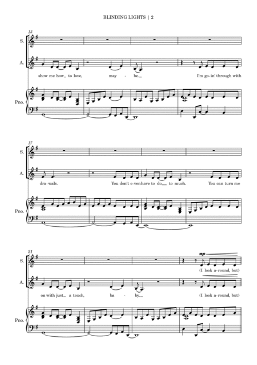 Blinding Lights Blinding Lights SA scores gallery preview page 4