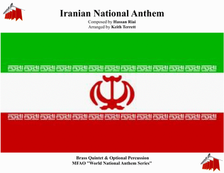 Book cover for Iranian National Anthem (''Sorood-e Melli-e Jomhoori-e Esiami'') for Brass Quintet & Percussion