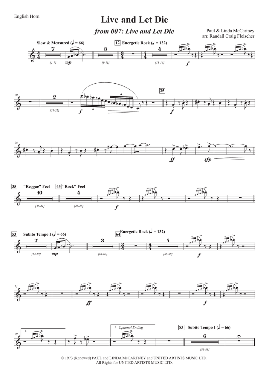 Live And Let Die Live And Let Die Full Orchestra scores gallery preview page 4