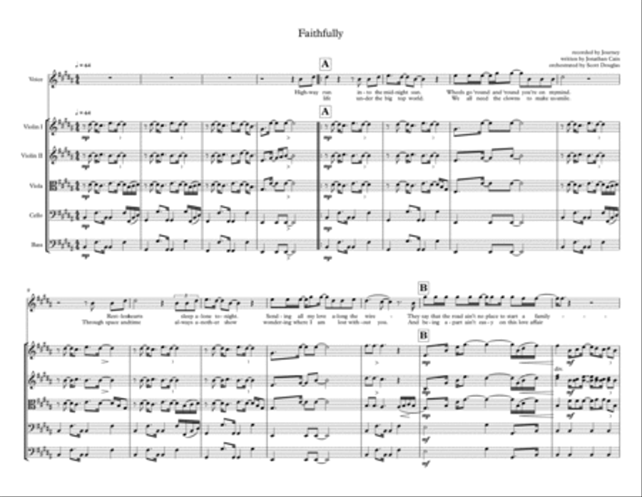 Faithfully Small Ensemble scores gallery preview page 1