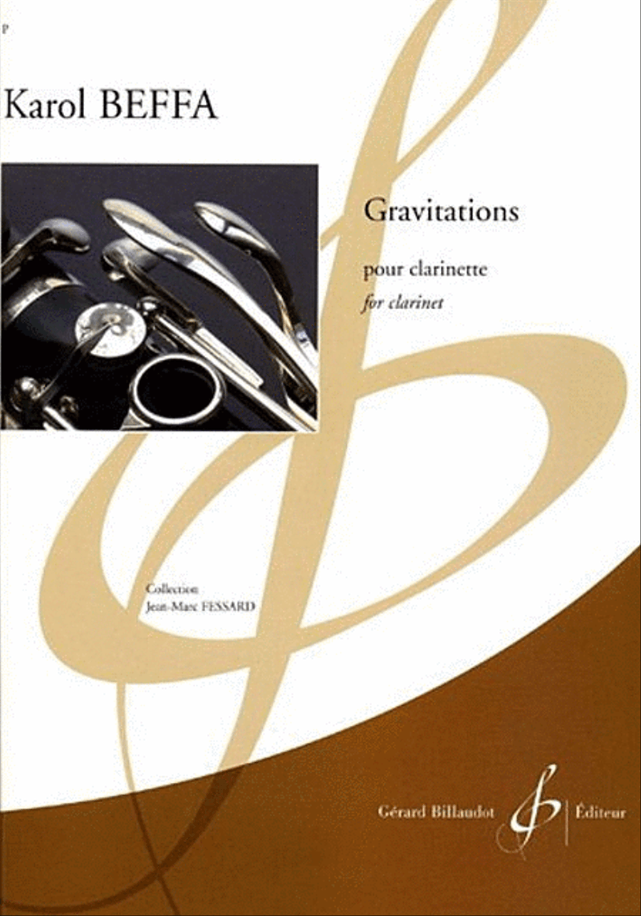 Gravitations B-Flat Clarinet scores gallery preview page 1