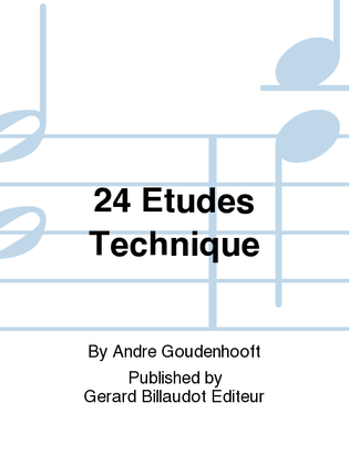 24 Etudes Technique
