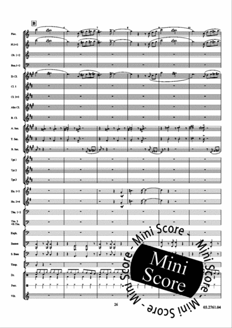 All Blue All Blue Concert Band scores gallery preview page 32