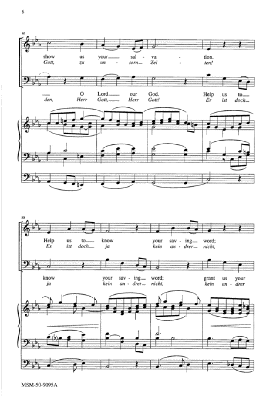 Grant Us Your Peace 4-Part scores gallery preview page 6