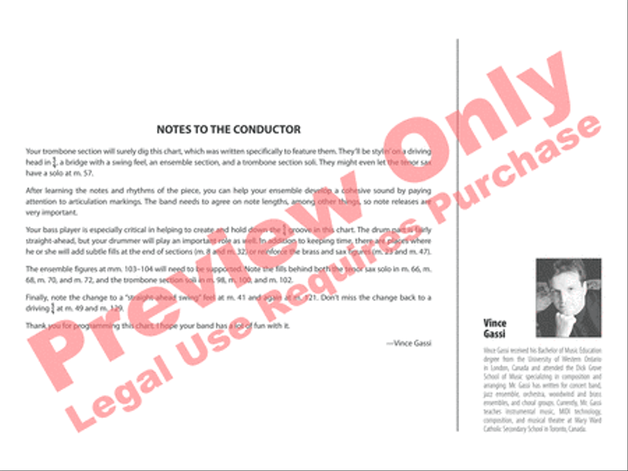 Game of Bones Game of Bones Jazz Ensemble scores gallery preview page 3