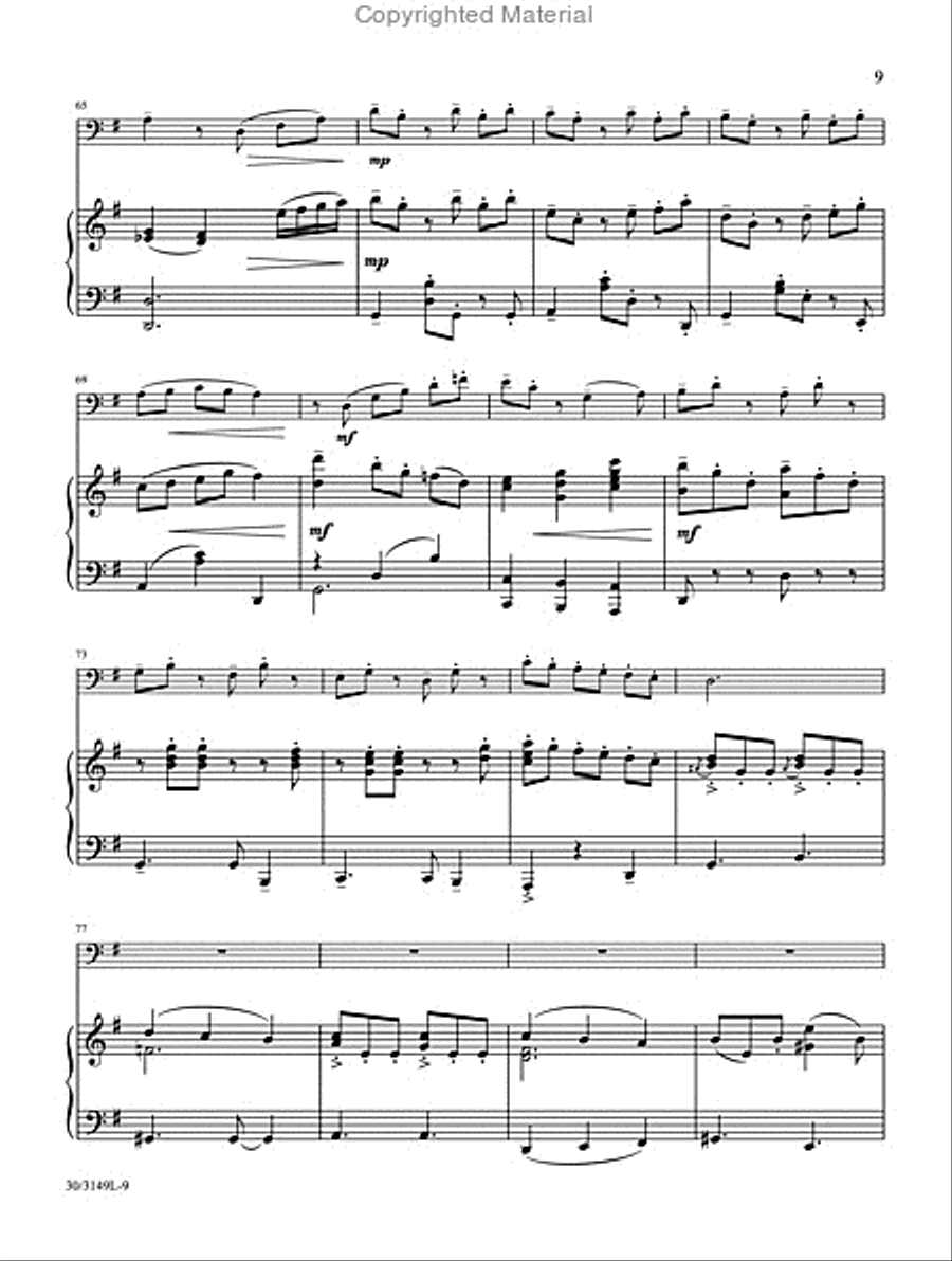Trombone or Euphonium Solos for Worship, Vol. 2 Euphonium scores gallery preview page 7