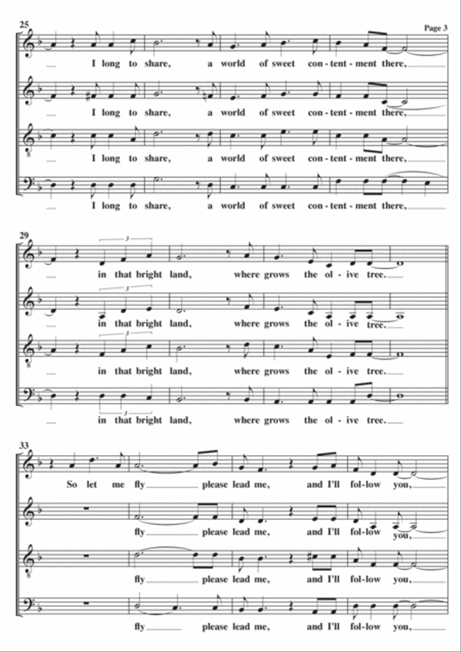 Olive Tree 4-Part scores gallery preview page 3