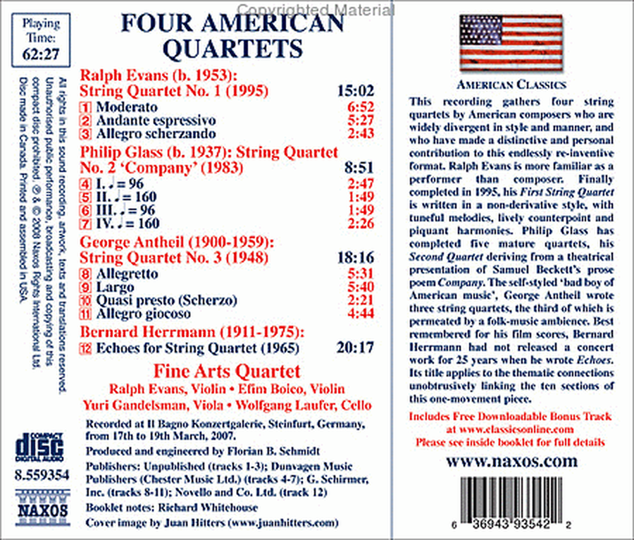 Four American Quartets image number null