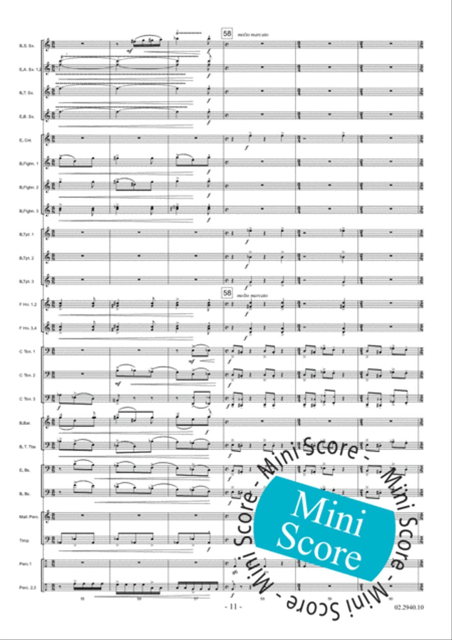 Aurora Fanfare Band scores gallery preview page 17