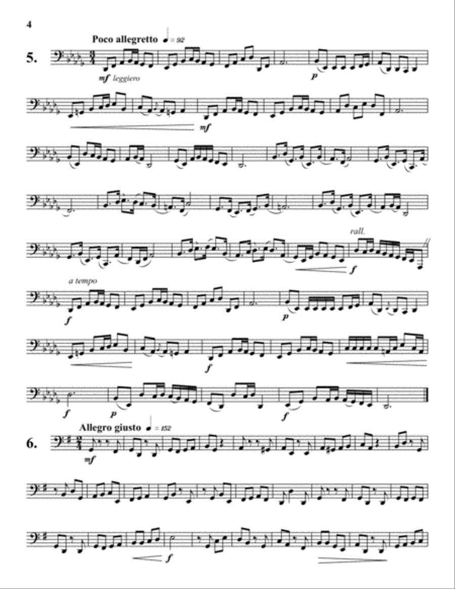 Progressive Etudes for Tuba, Vol. 2 Tuba scores gallery preview page 4