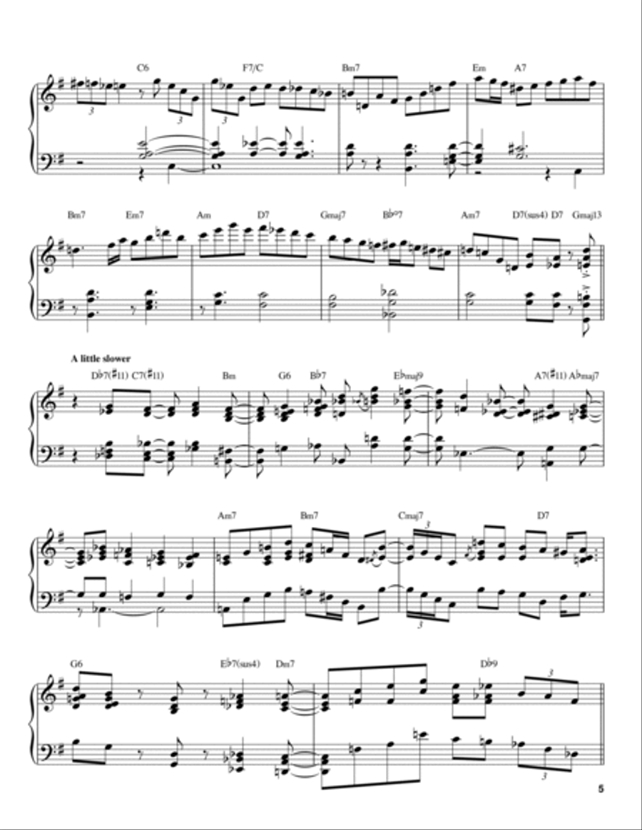 Here's That Rainy Day Here's That Rainy Day Piano scores gallery preview page 5