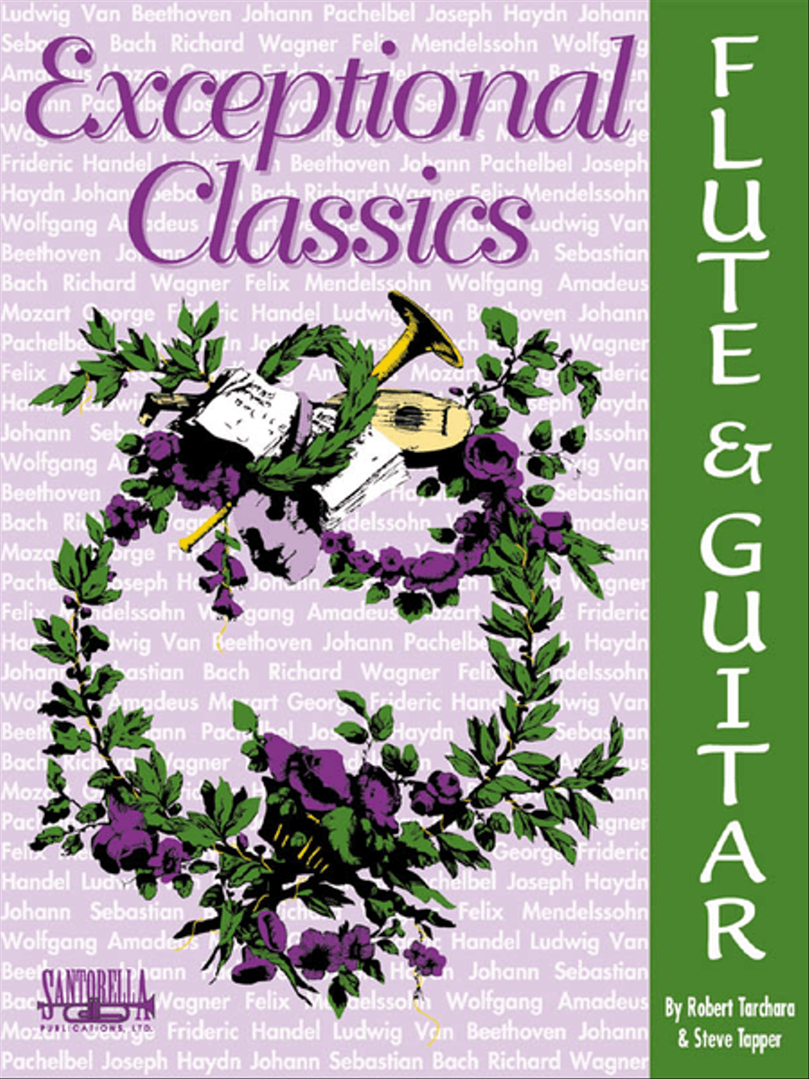 Exceptional Classics for Flute and Guitar Flute scores gallery preview page 1