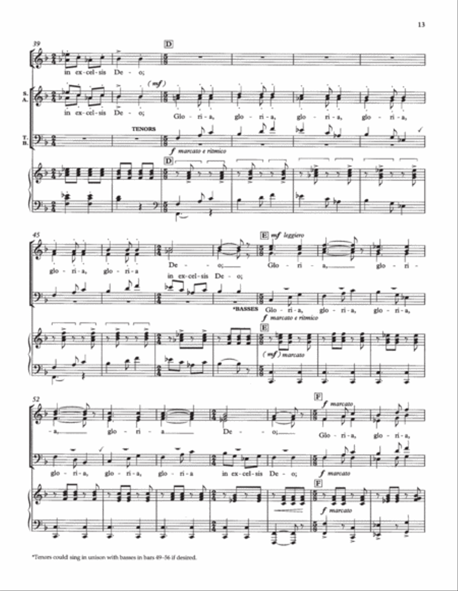 Mass of the Children 4-Part scores gallery preview page 5