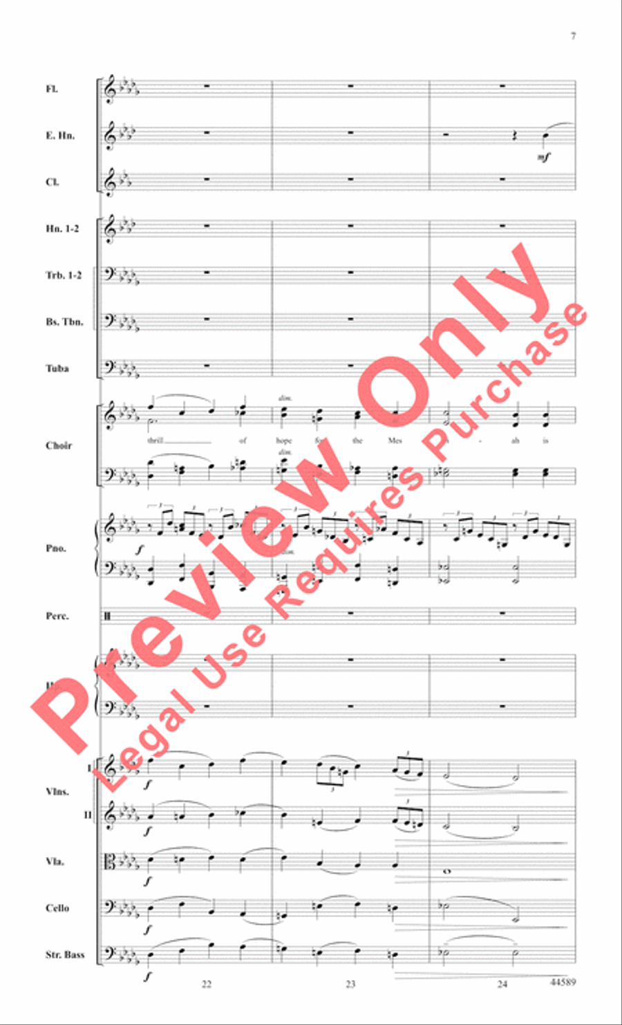 Song of Bethlehem Song of Bethlehem Choir scores gallery preview page 8