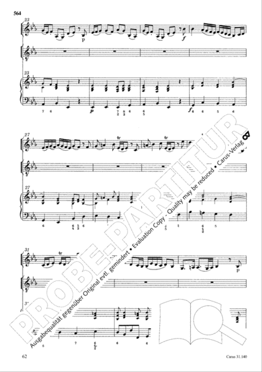 The Complete Sacred Vocal Works (Das geistliche Vokalwerk) Voice scores gallery preview page 565