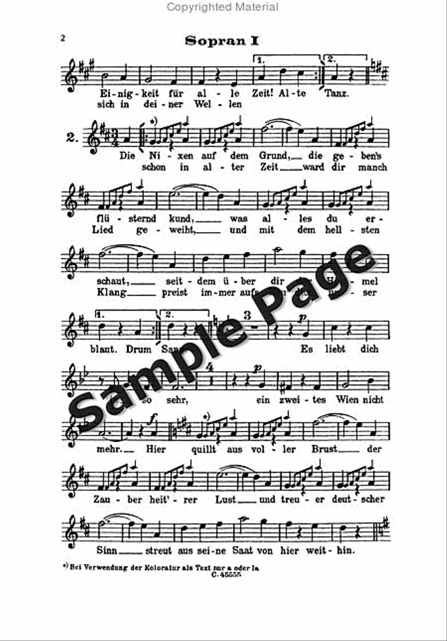 Strauss J Donauwalzer Op314 SMezA scores gallery preview page 3