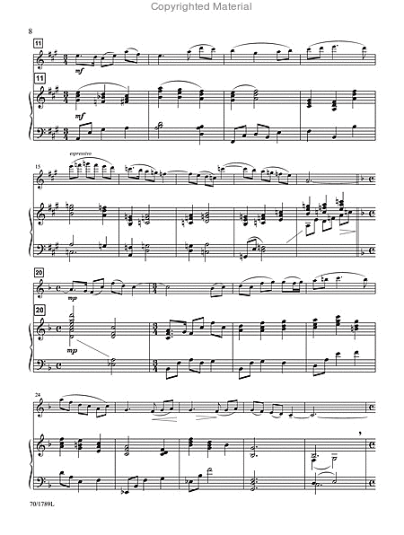 Seven Christmas Fantasias for Piano with Violin image number null