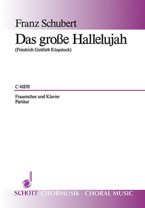 Book cover for Das große Hallelujah