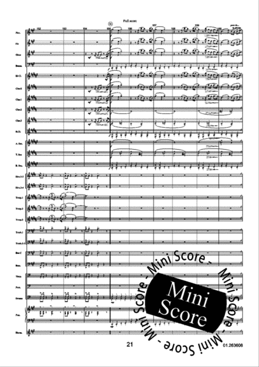 Three Grey Tango's Three Grey Tango's Concert Band scores gallery preview page 25