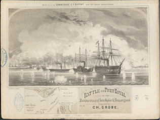Battle of Port Royal, or, The Bombardment of Forts Walker & Beauregard