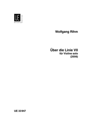 Book cover for Über Die Linie Vii