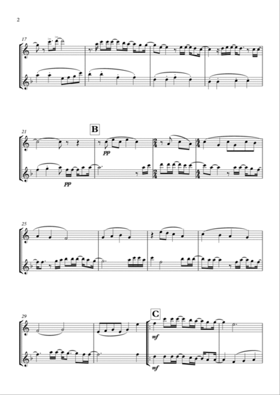 Goodness Of God Woodwind Duet scores gallery preview page 2