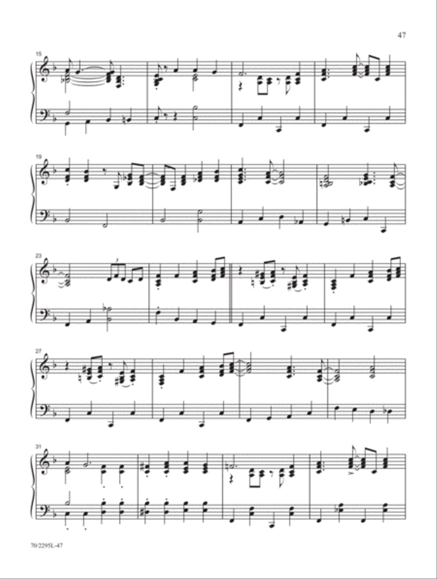 Mark Hayes: Spirituals for the Intermediate Pianist Piano Solo scores gallery preview page 20