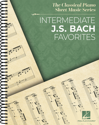 Book cover for Intermediate J.S. Bach Favorites
