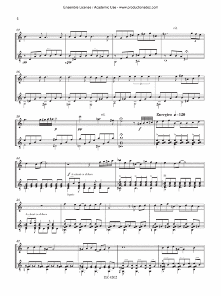 Cinq microtangos, vol. 3 Cinq microtangos, vol. 3 Flute scores gallery preview page 4