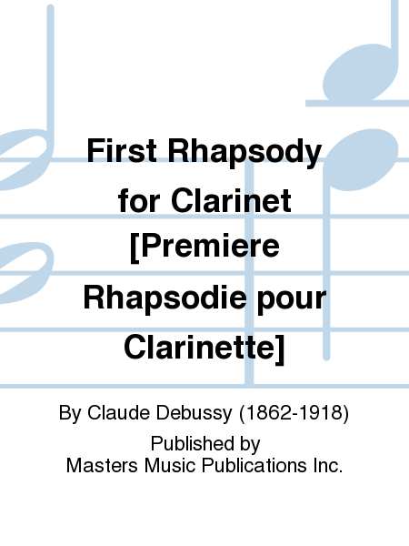 First Rhapsody for Clarinet [Premiere Rhapsodie pour Clarinette] image number null