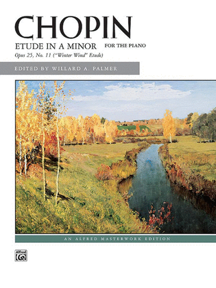 Book cover for Chopin: Etude in A Minor, Opus 25, No. 11