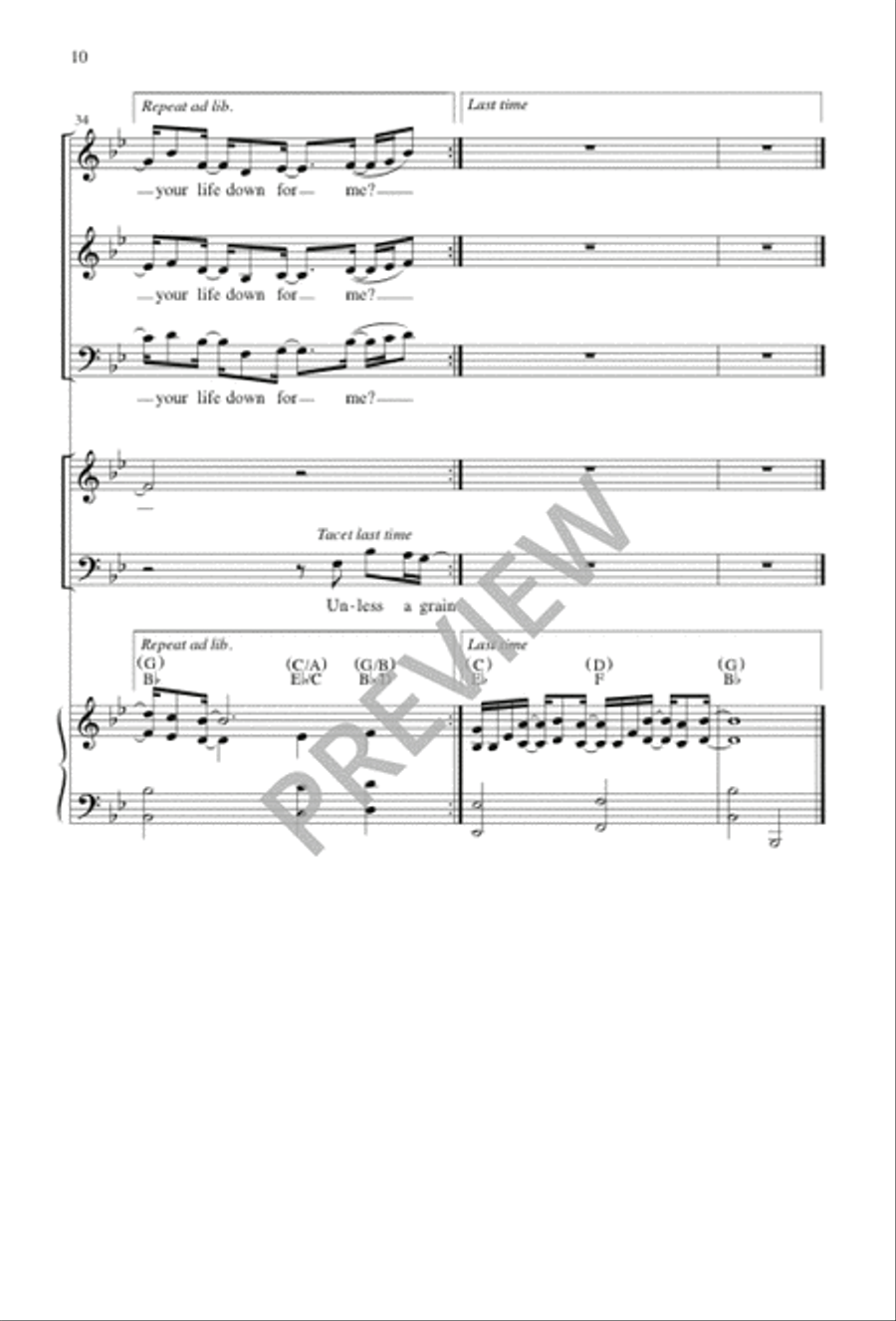 Unless a Grain 3-Part scores gallery preview page 10