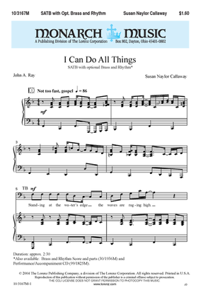 Book cover for I Can Do All Things