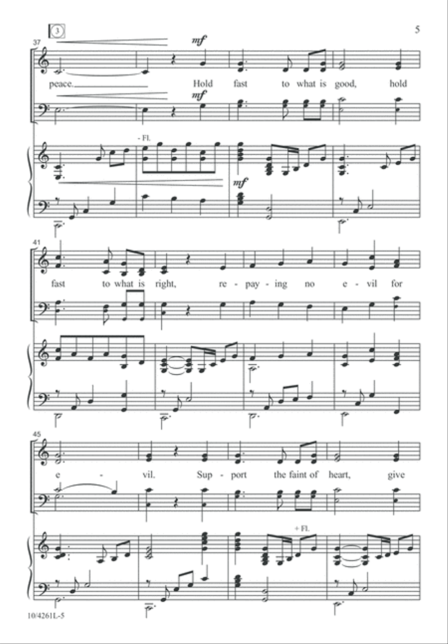 Celtic Benediction 4-Part scores gallery preview page 6
