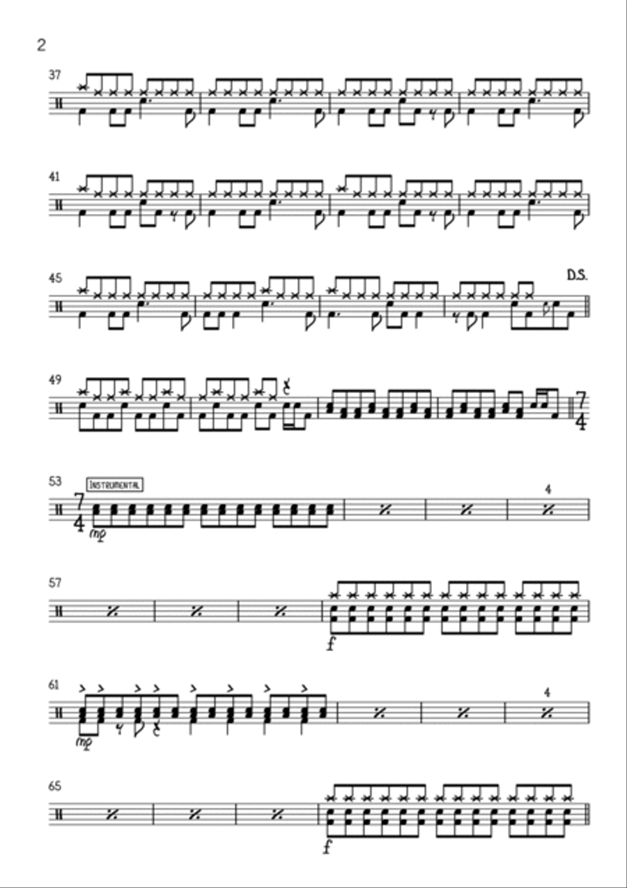 Bubbles Drum Set scores gallery preview page 2