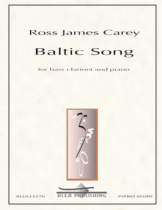 Book cover for Baltic Song (bass clarinet/piano)