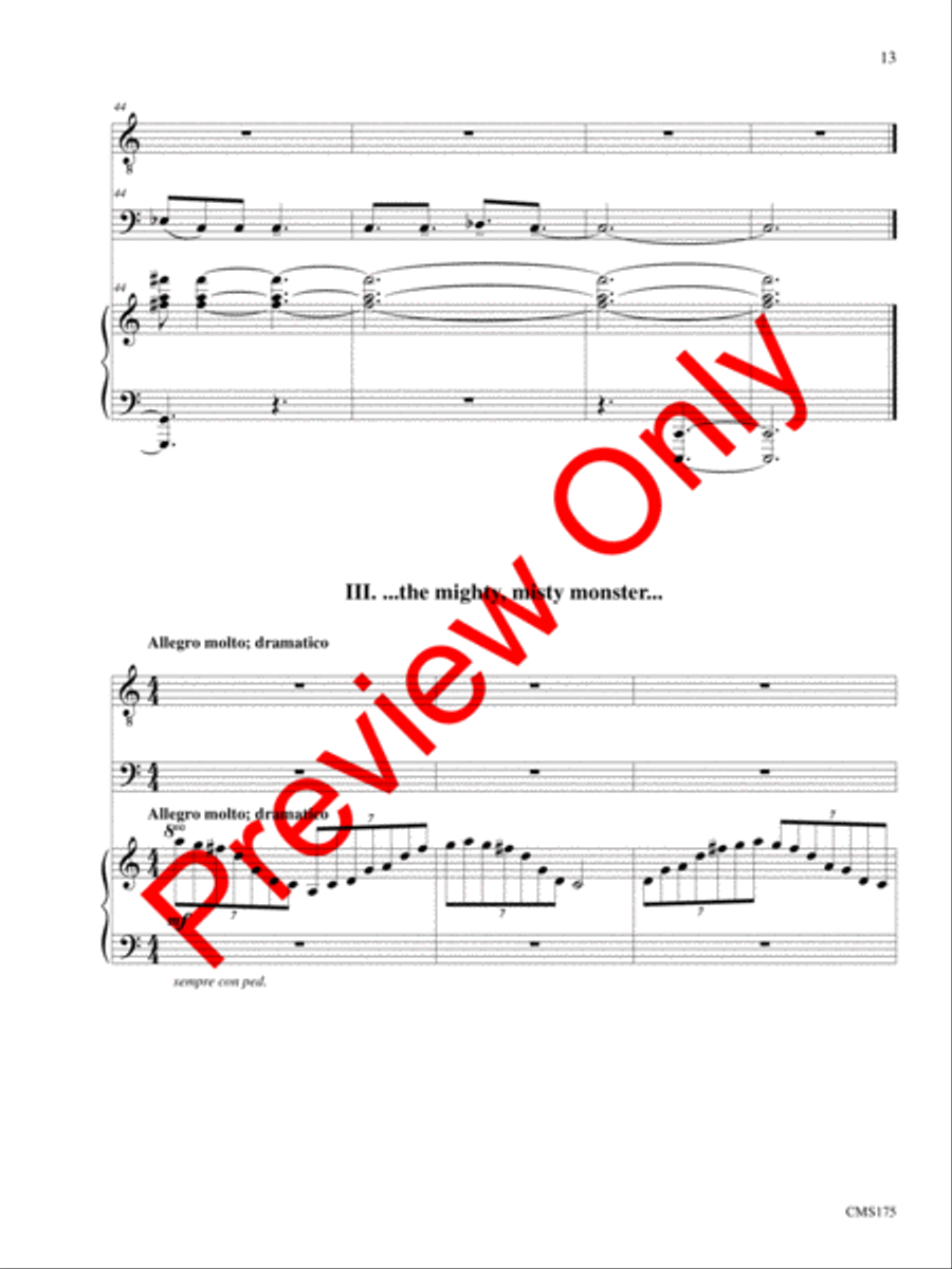 Songs of Solemn Confession: A Song Cycle Bassoon scores gallery preview page 14