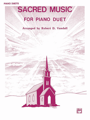 Book cover for Sacred Music for Piano Duet