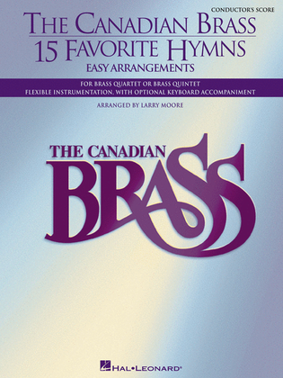 Book cover for The Canadian Brass – 15 Favorite Hymns – Conductor's Score