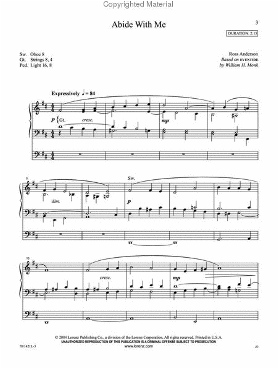 In Memoriam In Memoriam Organ Solo scores gallery preview page 2