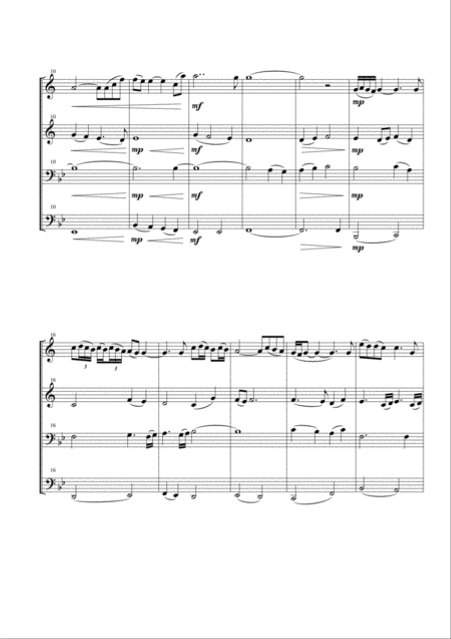 Gabriel's Oboe Brass Ensemble scores gallery preview page 6