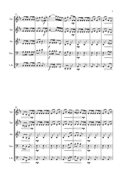 William Tell Overture - For Brass Quartet image number null
